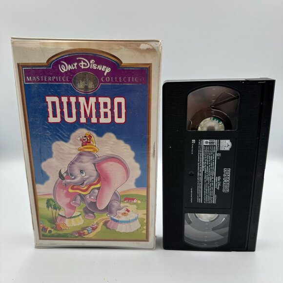 Walt Disneys Dumbo VHS Masterpiece Collection 1994 Full-Length Animated Feature - Picture 3 of 3